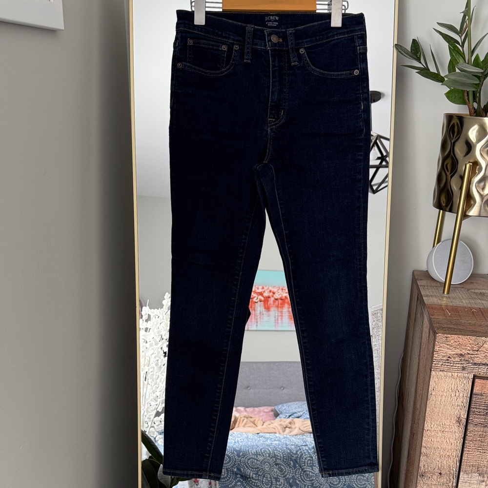 J Crew Women's Dark Indigo Skinny Jeans